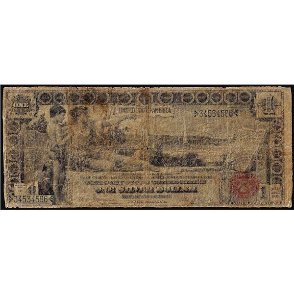 1896 $1 Educational Silver Certificate Note