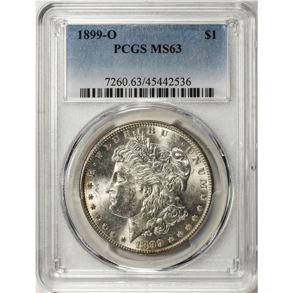1899-O $1 Morgan Silver Dollar Coin PCGS MS63