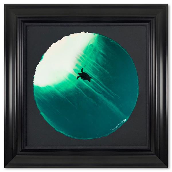 Wyland "Streams Of Light In The Sea" Original Watercolor On Paper