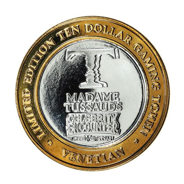 .999 Silver The Venetian Las Vegas, NV $10 Casino Limited Edition Gaming Token