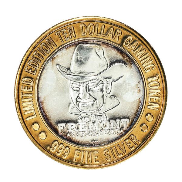 .999 Fine Silver Sam Boyd's Fremont $10 Casino Limited Edition Gaming Token