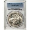 Image 1 : 1881-S $1 Morgan Silver Dollar Coin PCGS MS63