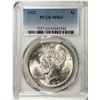 Image 1 : 1922 $1 Peace Silver Dollar Coin PCGS MS63