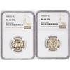 Image 1 : Lot of (2) 1943-D Jefferson Nickel Coins NGC MS66 5FS