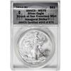 Image 1 : 2014-(S) $1 American Silver Eagle Coin ANACS MS70
