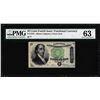 Image 1 : 1863 Fourth Issue 50 Cent Fractional Currency Note Fr.1379 PMG Choice Uncirculated 63