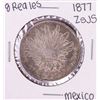 Image 1 : 1877 Zs JS Mexico 8 Reales Silver Coin