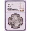 Image 1 : 1878-S $1 Morgan Silver Dollar Coin NGC MS63