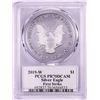 Image 2 : 2019-W $1 Proof American Silver Eagle Coin PCGS PR70DCAM First Strike Mercanti Signed