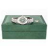 Image 7 : Rolex Ladies Stainless Steel Green Vignette Diamond Datejust Wristwatch