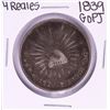 Image 1 : 1839 GoPJ Mexico 4 Reales Silver Coin