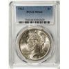 Image 1 : 1923 $1 Peace Silver Dollar Coin PCGS MS64