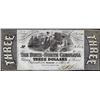 Image 1 : 1863 $3 State of North Carolina Raleigh Obsolete Note