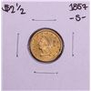 Image 1 : 1857-S $2 1/2 Liberty Head Quarter Eagle Gold Coin