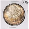 Image 1 : 1896 $1 Morgan Silver Dollar Coin Nice Toning