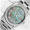 Image 1 : Rolex Men's Stainless Steel Tahitian MOP Roman Datejust Wristwatch
