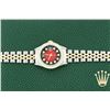 Image 4 : Rolex Ladies Two Tone Red Vignette Diamond Datejust Wristwatch