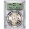 Image 1 : 1884-CC $1 Morgan Silver Dollar Coin PCGS MS64 Old Green Holder