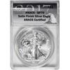 Image 1 : 2017-W $1 Burnished American Silver Eagle Coin ANACS SP70