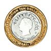 Image 2 : .999 Fine Silver Caesars Palace Las Vegas, Nevada $10 Limited Edition Gaming Token