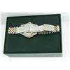 Image 7 : Rolex Men's Two Tone Red Vignette 3 ctw Channel Set Diamond Datejust Wristwatch