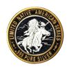 Image 2 : .999 Silver Chief Medicine Crow $10 Limited Native American Series Gaming Token