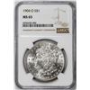 Image 1 : 1904-O $1 Morgan Silver Dollar Coin NGC MS65