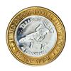 Image 1 : .999 Silver Treasure Island Las Vegas $10 Casino Gaming Token Limited Edition