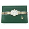 Image 4 : Rolex Men's Two Tone MOP Roman Datejust Oyster Perpetual Wristwatch With Rolex Box