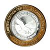 Image 1 : .999 Fine Silver Golden Nugget Las Vegas, Nevada $10 Limited Edition Gaming Token