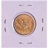 Image 2 : 1891-CC $5 Liberty Head Half Eagle Gold Coin