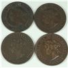 Image 2 : 1894 Large Cent Group lot of 4 EF or better Semi Key Date