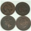 Image 2 : 1897 Large Cent Group lot of 4 EF or better