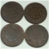 Image 1 : 1899 Large Cent Group lot of 4 EF or better