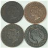 Image 2 : 1900 No H Large Cent Group lot of 4 VF or better Semi Key Date