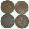 Image 1 : 1903 Large Cent Group Lot of 4 EF or better