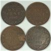 Image 2 : 1907 Large Cent Group Lot of 4 EF or better