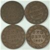 Image 1 : 1909 Large Cent Group Lot of 4 EF or better