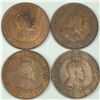 Image 2 : 1910 Large Cent Group Lot of 4 EF or better