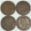 Image 2 : 1916 Large Cent Group Lot of 4 EF or better