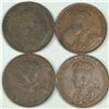 Image 2 : 1920 Large Cent Group Lot of 4 EF or better