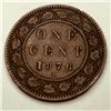 Image 1 : 1876 Queen Victoria Large Cent