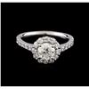 Image 2 : 1.60 ctw Diamond Ring - 14KT White Gold