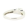 Image 3 : 0.60 ctw Diamond and Sapphire Ring - 14KT White Gold