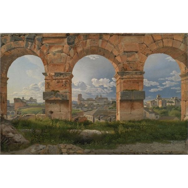 C.W. Eckersberg - Three Arches of the Colosseum