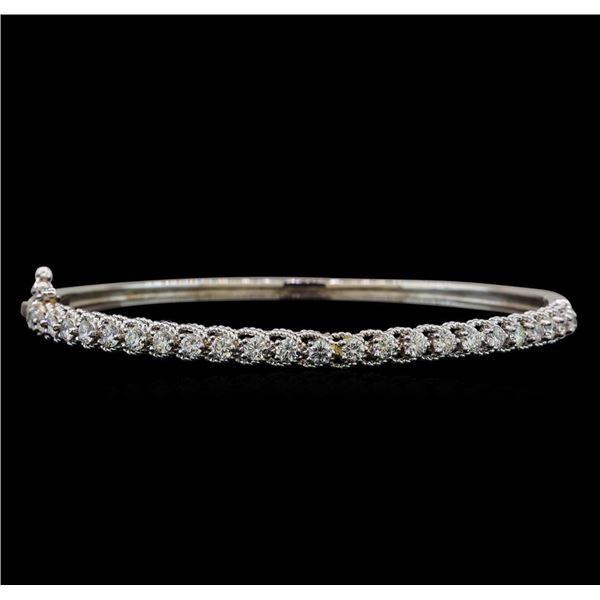 14KT White Gold 1.63 ctw Diamond Bracelet