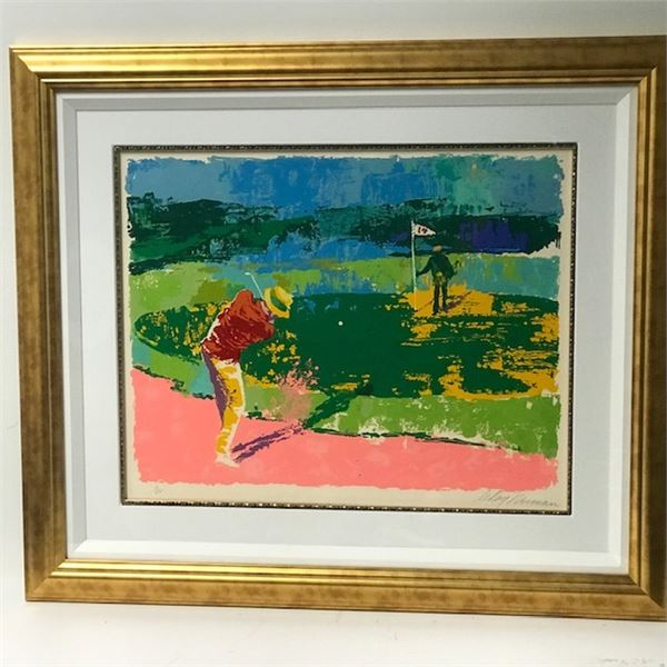 "Island Hole" by LeRoy Neiman (1921-2012)