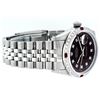 Image 3 : Rolex Mens Datejust 36 Black Diamond & Ruby Datejust Wristwatch