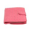 Image 4 : Bottega Venetta Pink Leather Compact Wallet