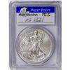 Image 1 : 2015 American Silver Eagle .999 Fine Silver Dollar Coin PCGS MS70